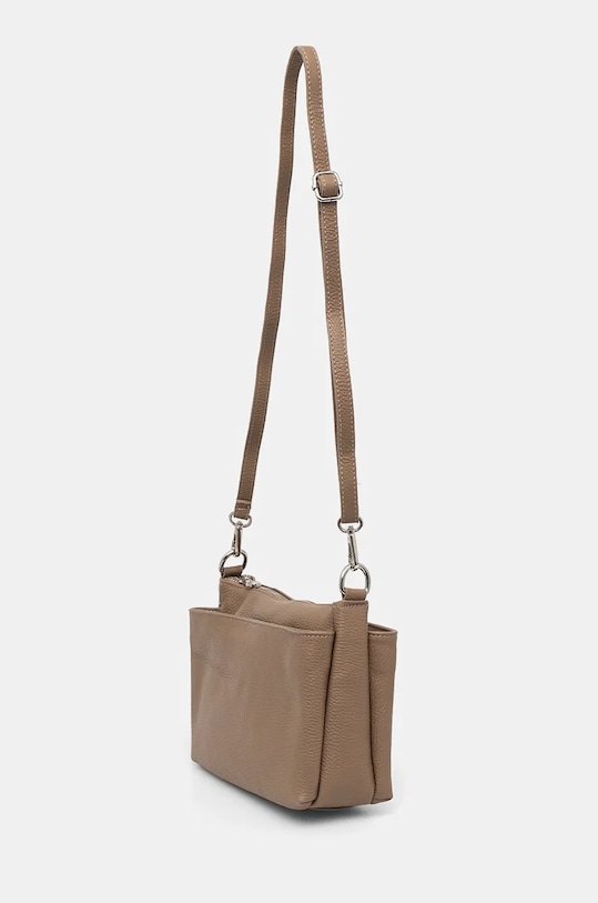 Torebka skórzana damska kolor beżowy RW24.TOD709 beżowy RW24