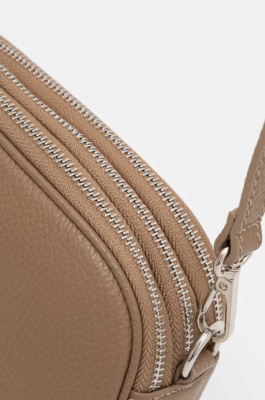 Torebka skórzana damska kolor beżowy beżowy RW24.TOD717