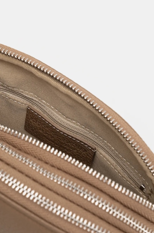 Torebka skórzana damska kolor beżowy RW24.TOD717 beżowy