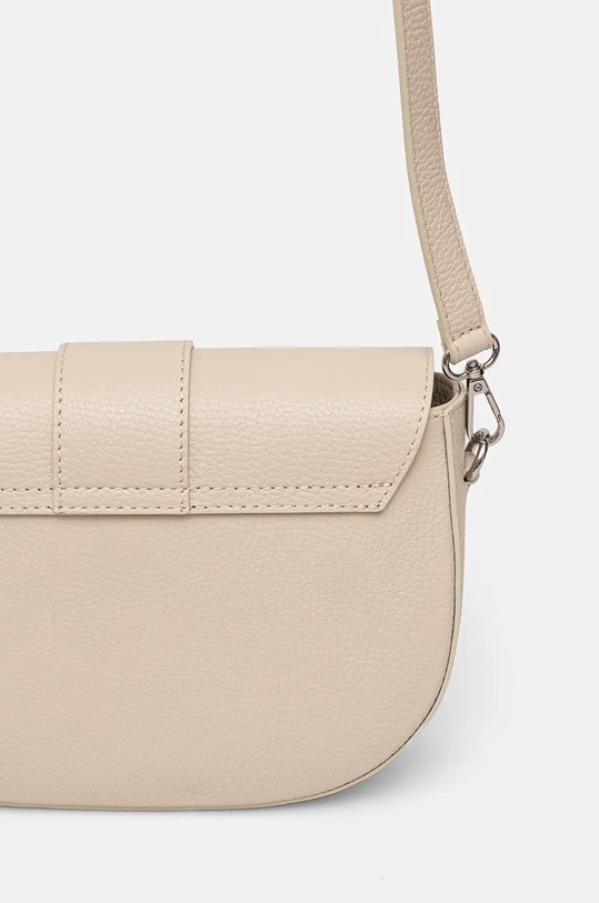 Doplnky Kožená kabelka dámska béžová farba RW24.TOD721 béžová