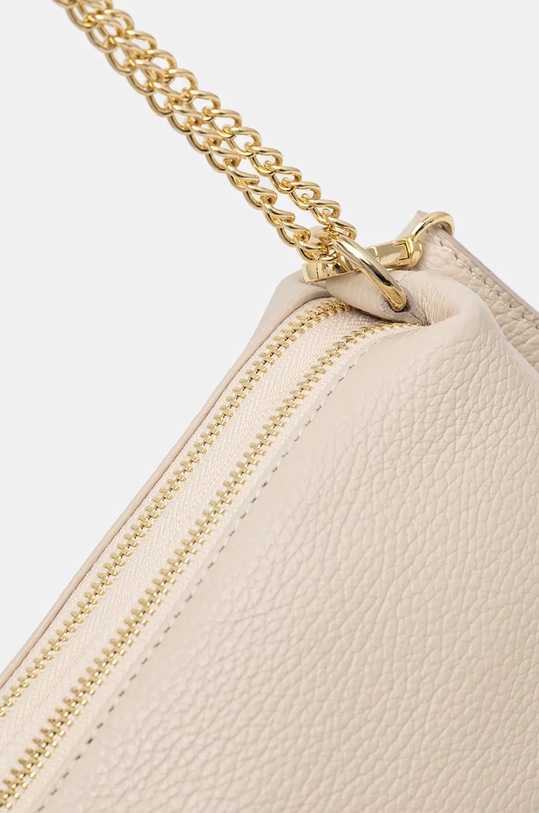 Torebka skórzana damska kolor beżowy beżowy RW24.TOD722