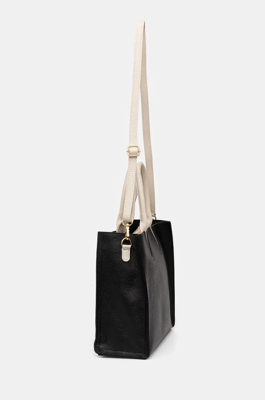 Kožená kabelka dámska RW24.TOD723 čierna RW24