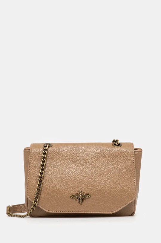 Torebka damska ze skóry ekologicznej kolor beżowy imitacja skóry licowej beżowy RW24.TOD731