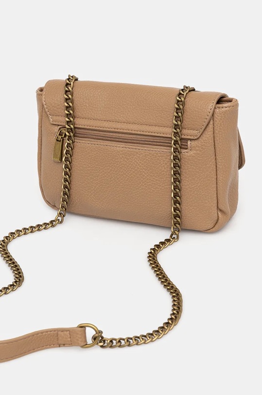 Akcesoria Torebka damska ze skóry ekologicznej kolor beżowy RW24.TOD731 beżowy