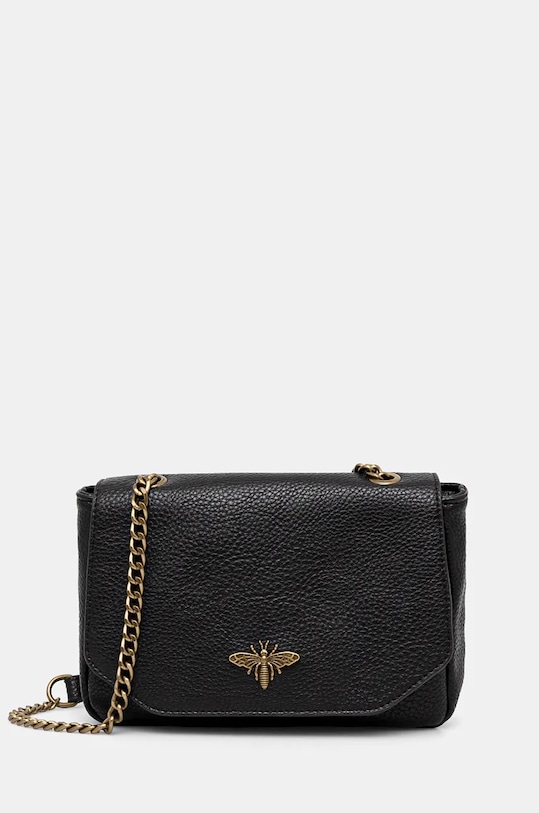 Torebka damska ze skóry ekologicznej kolor czarny imitacja skóry licowej czarny RW24.TOD731