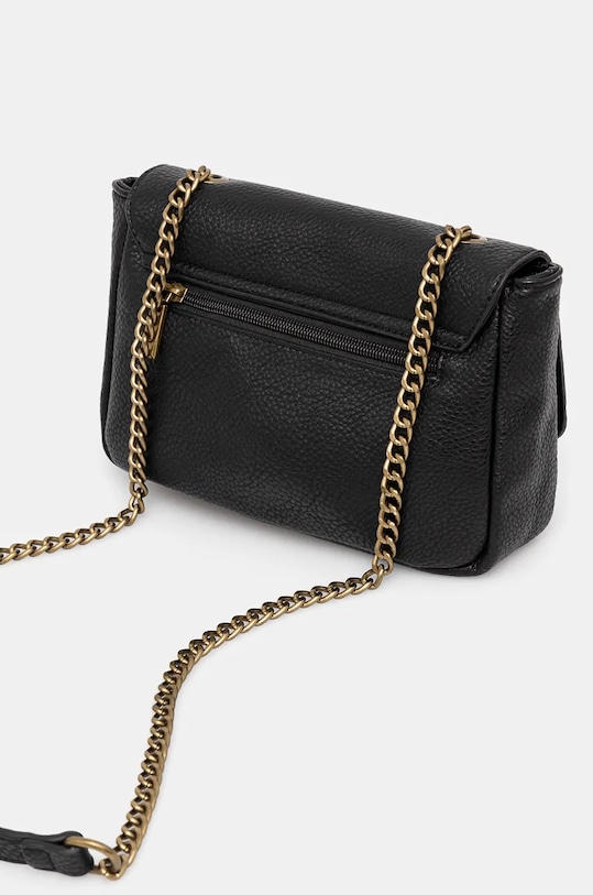 Akcesoria Torebka damska ze skóry ekologicznej kolor czarny RW24.TOD731 czarny