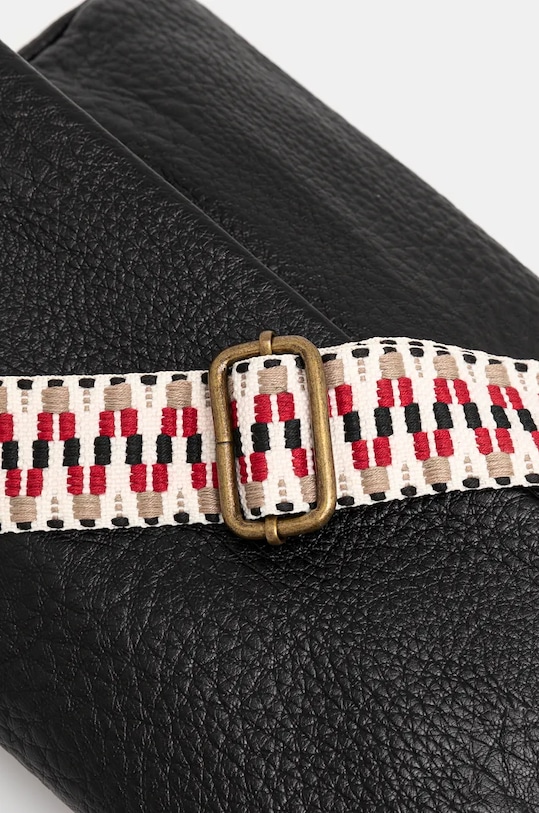 Kabelka dámska z ekologickej kože čierna farba čierna RW24.TOD732