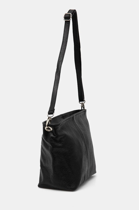 Torebka skórzana damska z fakturą kolor czarny RW24.TOD737 czarny RW24