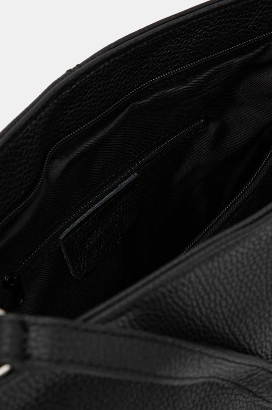 Torebka skórzana damska z fakturą kolor czarny RW24.TOD737 czarny