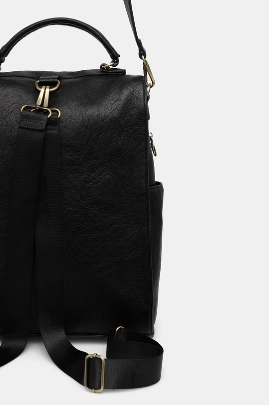 Doplňky Batoh dámský s funkcí tašky, z ekologické kůže černá barva RW24.TOD805 černá