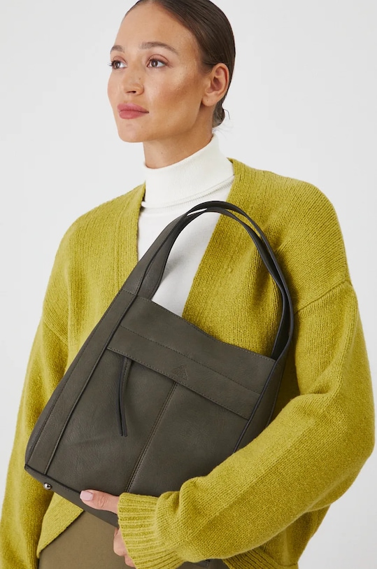 Kabelka dámská z ekokůže zelená barva RW24.TOD909