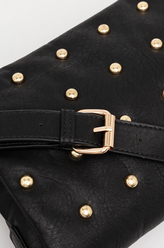 Kabelka dámská z ekokůže s aplikací černá RW24.TODA03