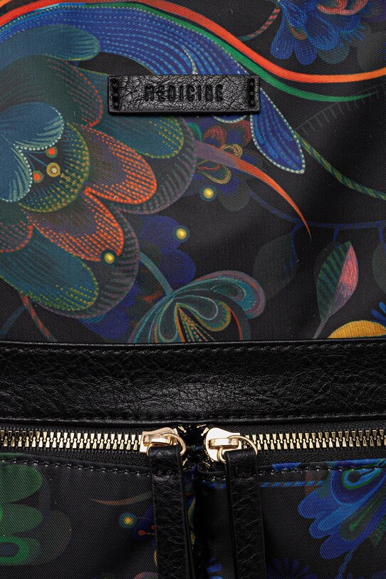 Plecak z funkcją torby damski z kolekcji Karolina Matyjaszkowicz x Medicine kolor multicolor RW24.TODB50 multicolor