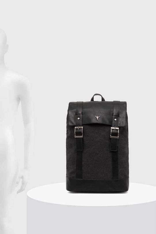 Batoh pánský jednobarevný černá barva RW24.TOM200