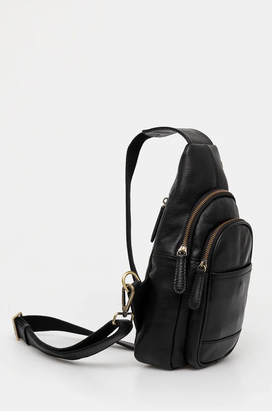 Nerka skórzana męska kolor czarny RW24.TOM703 czarny RW24