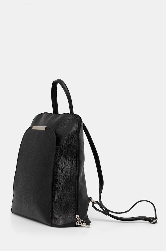 Plecak skórzany damski z fakturą kolor czarny RW24.TPD700 czarny RW24