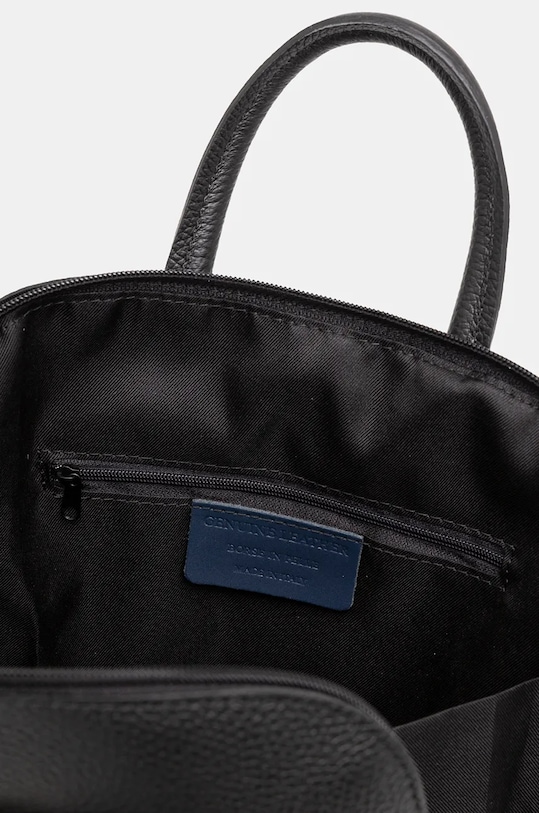 Plecak skórzany damski z fakturą kolor czarny RW24.TPD700 czarny