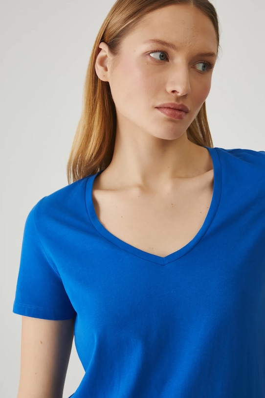 Medicine t-shirt z elastanem niebieski RW24.TSD043