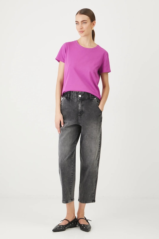 Medicine t-shirt z elastanem fioletowy RW24.TSD062