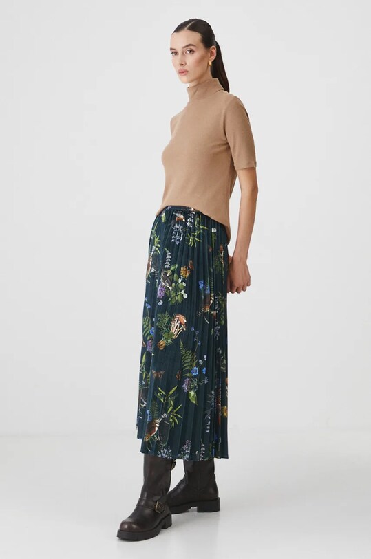 T-shirt damski z modalem kolor beżowy RW24.TSD070 beżowy RW24