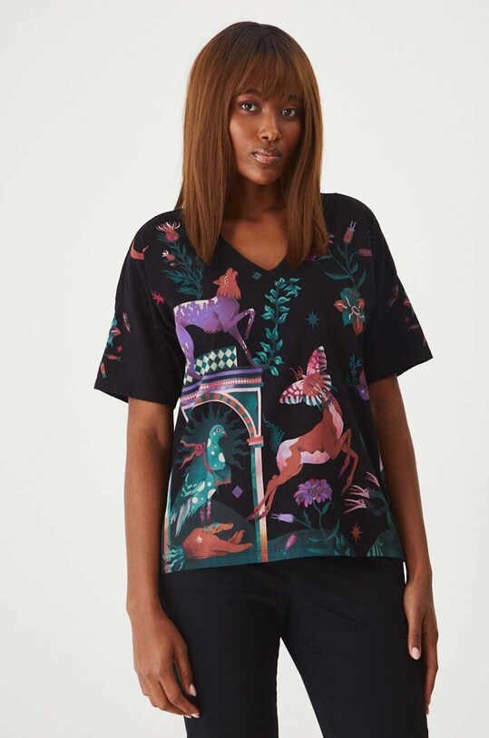 Medicine tricou din bumbac negru RW24.TSD108