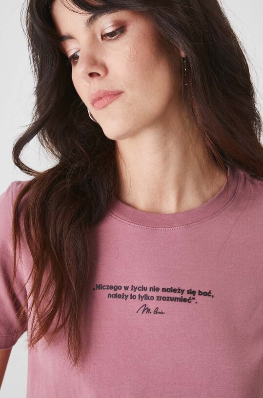 Medicine t-shirt bawełniany RW24.TSD455 różowy