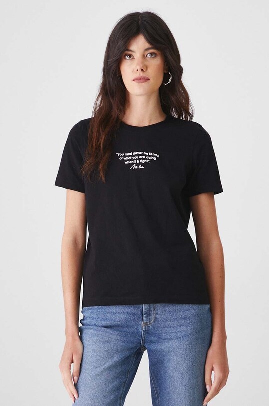 Medicine t-shirt bawełniany RW24.TSD455 czarny RW24