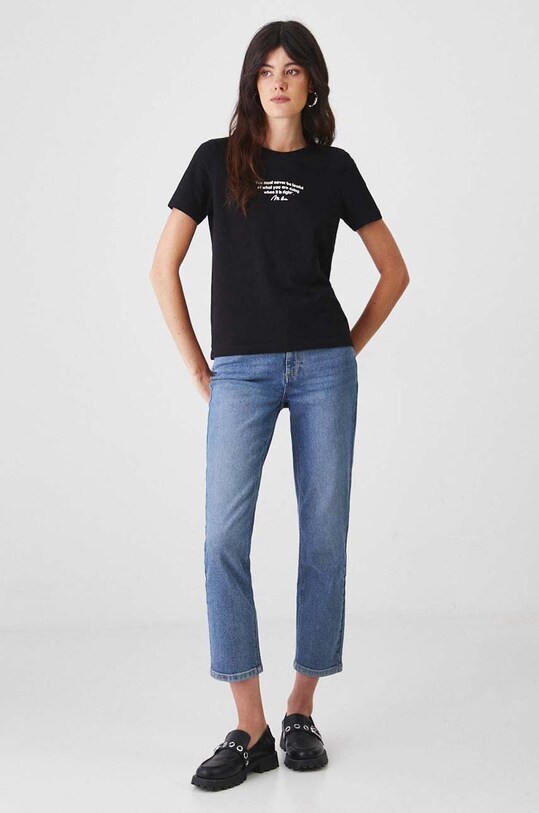 Odzież Medicine t-shirt bawełniany RW24.TSD455 czarny