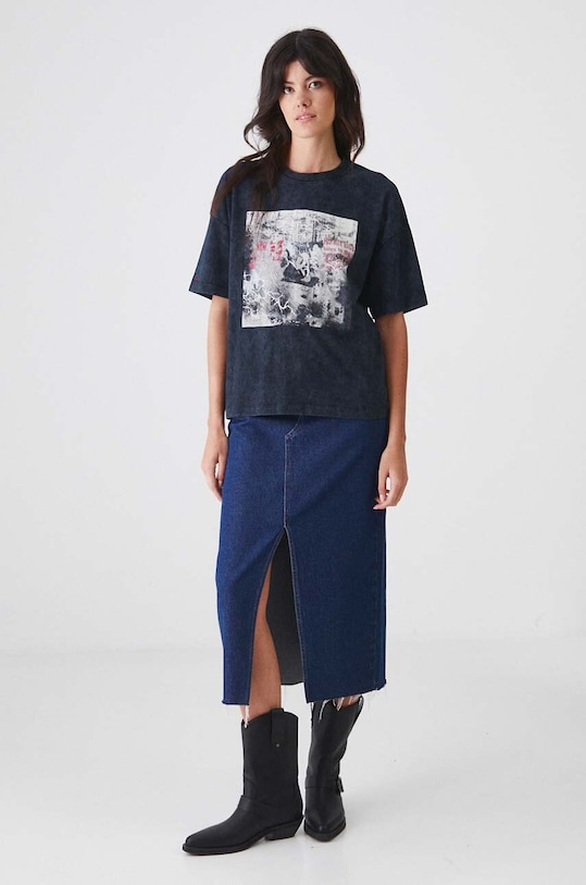 Одяг Бавовняна футболка Medicine RW24.TSD458 чорний