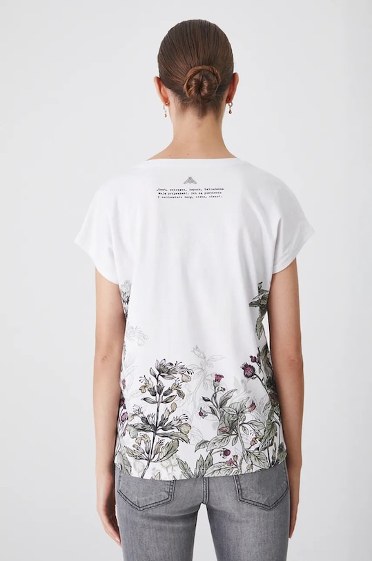 Medicine t-shirt bawełniany beżowy RW24.TSD651