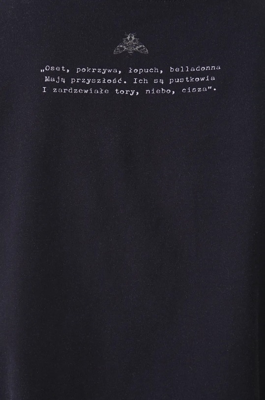 T-shirt bawełniany damski – Medicine z okazji roku Miłosza, kolor czarny RW24.TSD651