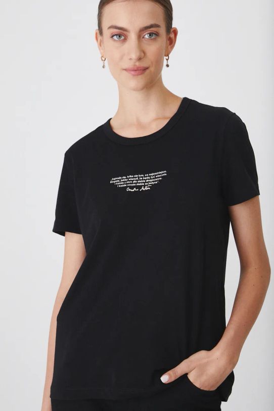 T-shirt damski – Medicine z okazji roku Miłosza, kolor czarny RW24.TSD655 czarny RW24