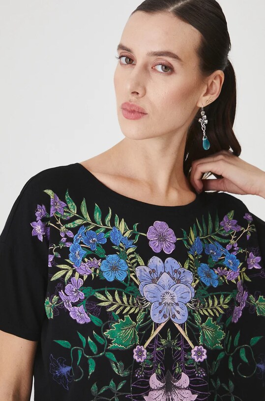 Medicine t-shirt bawełniany RW24.TSD705 czarny