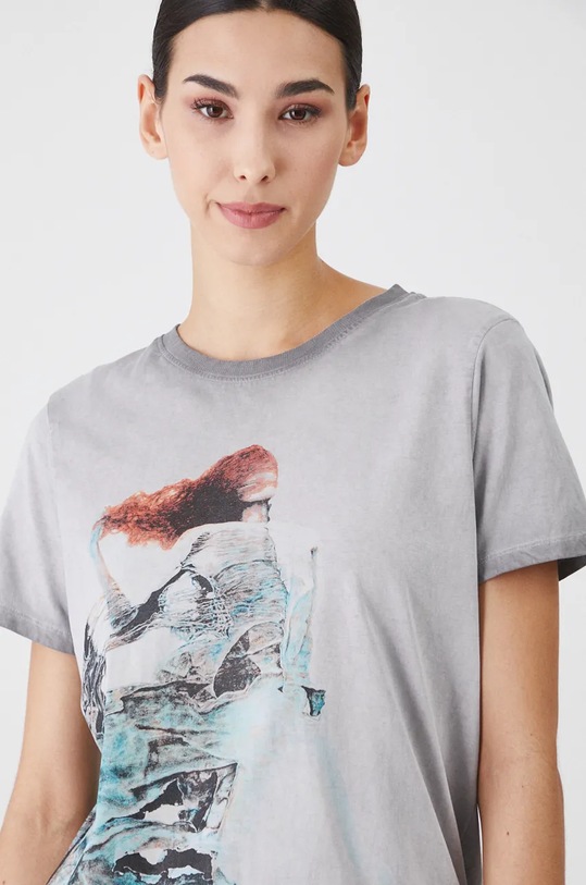 Medicine tricou din bumbac RW24.TSD857 gri