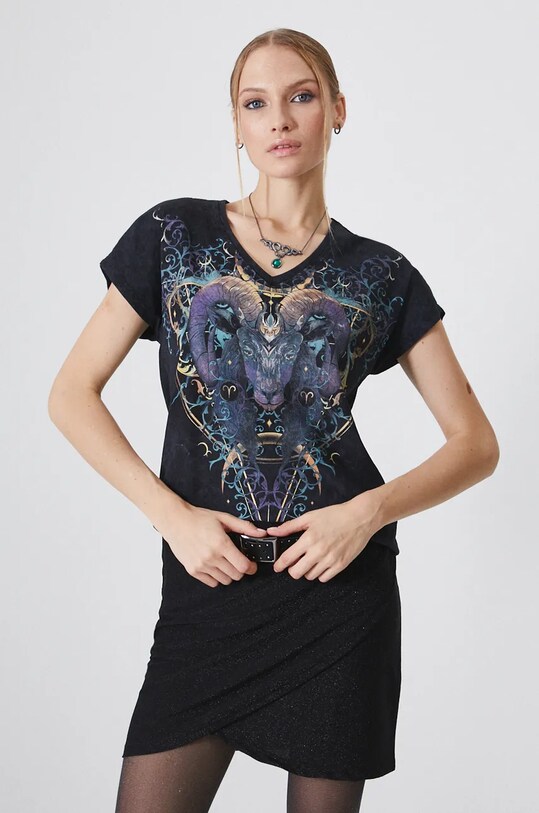 Îmbrăcăminte Medicine tricou din bumbac RW24.TSD950 negru