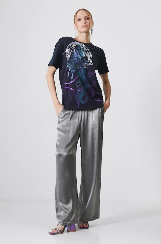 Îmbrăcăminte Medicine tricou din bumbac RW24.TSD959 bleumarin