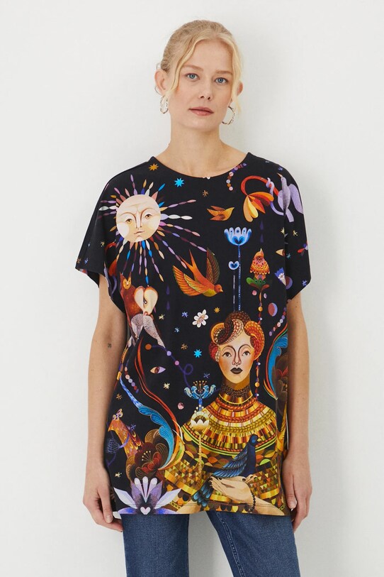 Medicine t-shirt bawełniany RW24.TSDB53 czarny RW24