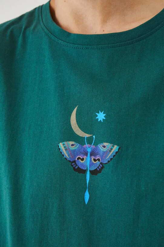 Хлопковая футболка Medicine RW24.TSDB60 зелёный