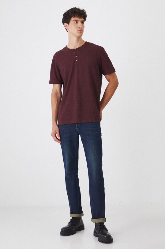 Medicine tricou RW24.TSM041 burgundia RW24