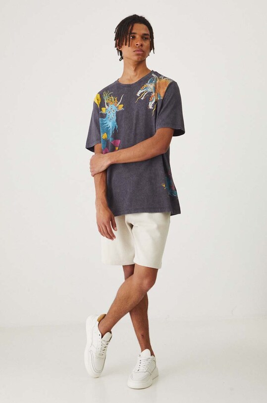 Medicine tricou din bumbac RW24.TSM107 gri RW24
