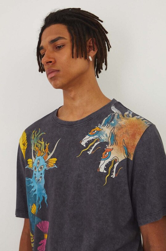 Medicine tricou din bumbac RW24.TSM107 gri