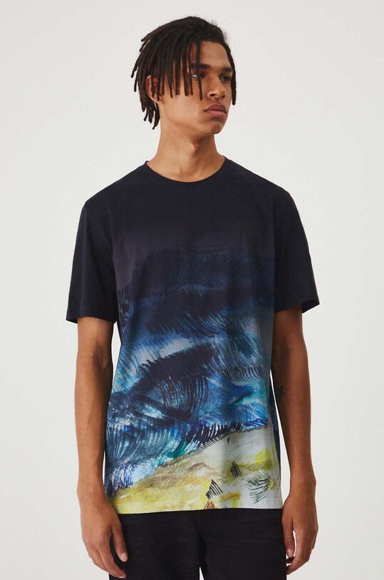 T-shirt bawełniany męski z kolekcji Magia Miejsc kolor multicolor RW24.TSM158 multicolor RW24