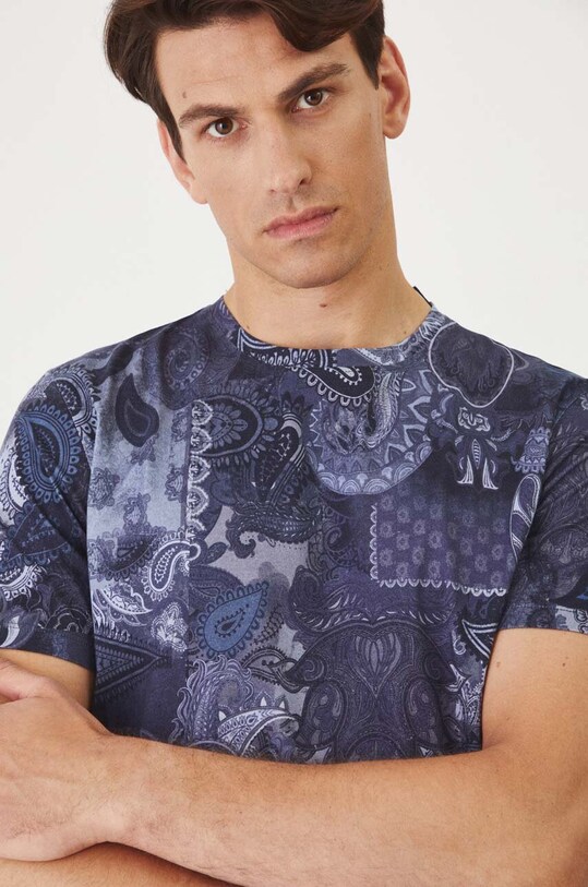 Medicine tricou din bumbac bleumarin RW24.TSM324