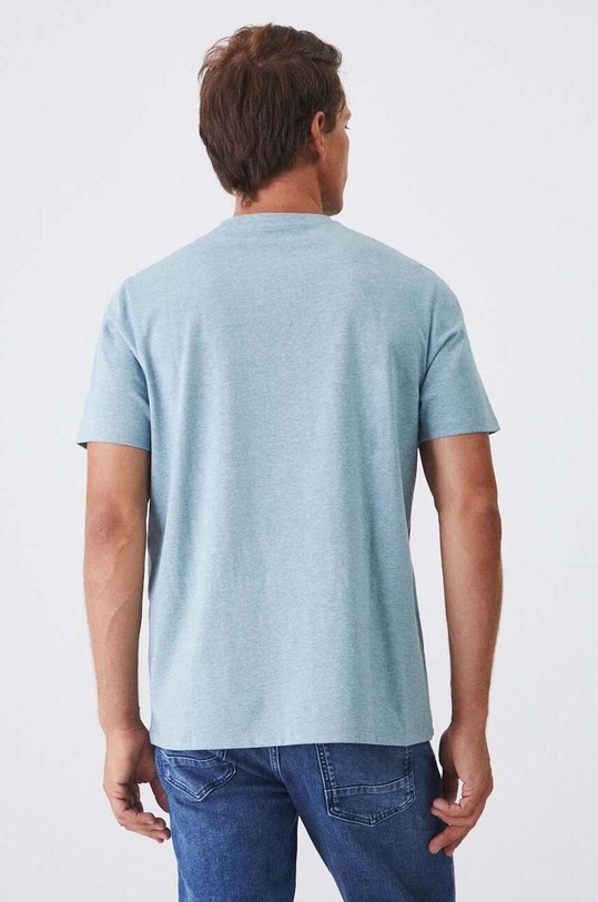 Oblečení Tričko pánské s potiskem modrá barva RW24.TSM601 modrá