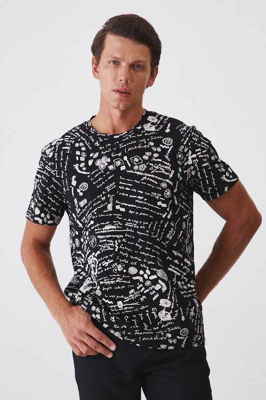 T-shirt męski – Medicine z okazji roku Miłosza, kolor czarny RW24.TSM651 czarny RW24