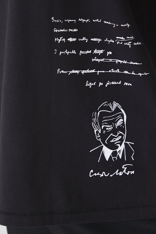 T-shirt męski – Medicine z okazji roku Miłosza, kolor czarny RW24.TSM656