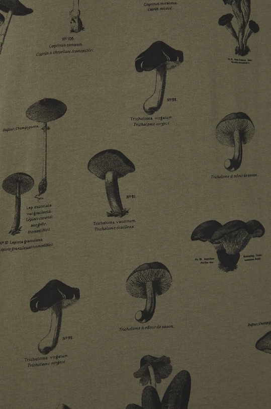 Bavlnené tričko pánske z kolekcie Together For Nature zelená farba RW24.TSM703