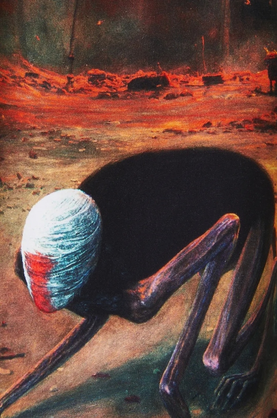 T-shirt męski z kolekcji Zdzisław Beksiński x Medicine kolor multicolor RW24.TSM852