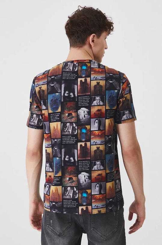 Odzież T-shirt męski z kolekcji Zdzisław Beksiński x Medicine kolor multicolor RW24.TSM854 multicolor