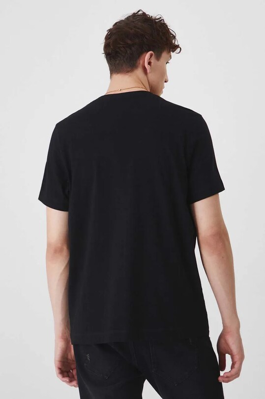 Odzież Medicine t-shirt bawełniany RW24.TSM872 czarny